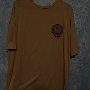 Coffee Themed Oversized Tee